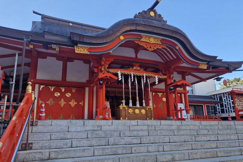 temple près de l'école Genki de Tokyo
