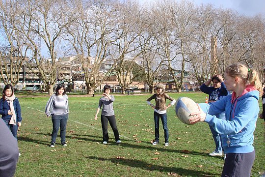 activité "touch rugby" au cours de votre séjour linguistique à Auckland