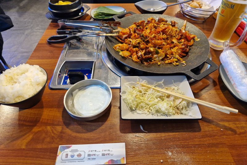 restaurant dans le quartier coréen de Tokyo
