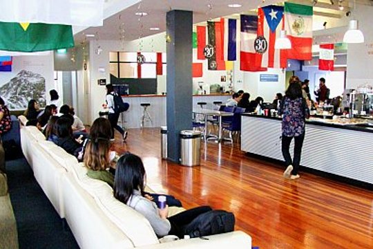 cours anglais Auckland : cantine Worldwide School of English